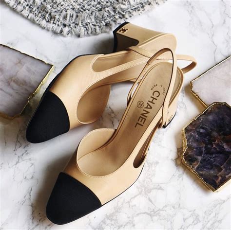 chanel coco sling back|vintage chanel slingback.